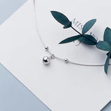 TrustDavis 925 Silver Chinese Charm Wish Bell Anklet for Women Birthday Gift