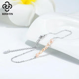 925 Silver Anklet Pink Fresh Water Pearl for Girls