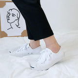 S925 Silver Thin Cross-chain Round Beads Anklet Foot Ornaments