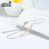 925 Silver Anklet with Freshwater Pearls for Women
