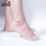 925 Silver Anklet with Freshwater Pearls for Women