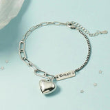 925 Silver Anklet Vintage Love Heart Foot Chain