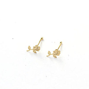 20 Rose Flower Nose Studs for Women