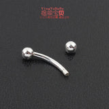 925 Sterling Silver Eyebrow Nails 16G 1.2mm Body Jewelry
