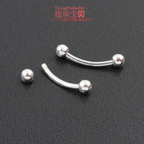 925 Sterling Silver Eyebrow Nails 16G 1.2mm Body Jewelry