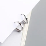 925 Sterling Silver Round Stud Earrings for Women