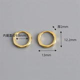 925 Sterling Silver Round Stud Earrings for Women