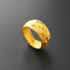 24K Men's Wedding Bands Ring Jewelry 4 Models Optional