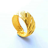 24K Men's Wedding Bands Ring Jewelry 4 Models Optional