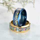 Colorful Dragon Stainless Steel Ring for Men