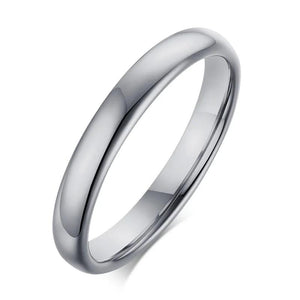 Classic Tungsten Wedding Rings for Couple Rose Lady Gift Engraving 3mm