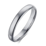 Classic Tungsten Wedding Rings for Couple Rose Lady Gift Engraving 3mm