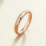 Classic Tungsten Wedding Rings for Couple Rose Lady Gift Engraving 3mm