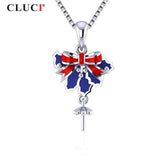 925 Silver Bowknot Pendant for Necklace Making SP379SB