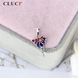 925 Silver Bowknot Pendant for Necklace Making SP379SB