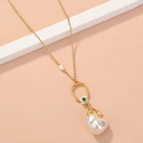 Baroque Pearl Necklace Choker 925 Silver