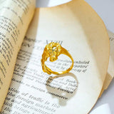 Vintage Irregular Textured Ring Punk Opening Adjustable Party Jewelry
