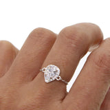 CZ Lace Water Drop Knuckle Ring Women Style Midi Finger Rings