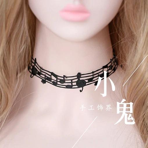 Harajuku Clavicle Chain Lace Short Necklace