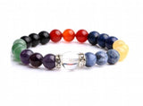Colorful Round Beads Chakra Bracelet Jewelry Supplies DIY Accessaries Gift