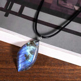 Labradorite Water Drops Pendant Necklace