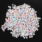 100 pcs Family Loom Bracelet Rubber Bands DIY Silicone Beads