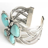 Butterfly Semi-precious Stone Bracelet Stainless Steel Jewelry Women