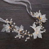 Pearls Wedding Headbands Crystal Hairbands Bridal Hair Jewelry