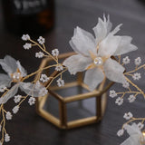 Pearls Wedding Headbands Crystal Hairbands Bridal Hair Jewelry
