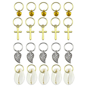 100pcs Hair Braid Dreadlock Beads Cuffs Hair Ring Hair Extension Accessories