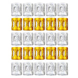 100pcs Hair Braid Dreadlock Beads Cuffs Hair Ring Hair Extension Accessories