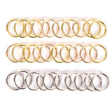 100pcs Hair Braid Dreadlock Beads Cuffs Hair Ring Hair Extension Accessories