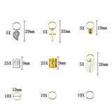 100pcs Hair Braid Dreadlock Beads Cuffs Hair Ring Hair Extension Accessories