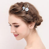 Ginsonbridal Flower Hair Pins Bridal Side Pins Girls Headpiece