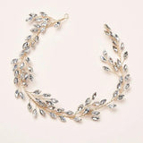 Crystal Rhinestone Bridal Headband Hair Vine Wedding Jewelry