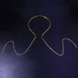 Rhinestone Headband Tassel Hair Chain Jewelry for Women