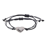 Family Friendship Couple Bracelet Women Charm Adjustable Heart Sister Jewelry