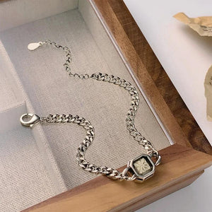 Square Cubic Zircon Bracelet for Women - Party Jewelry