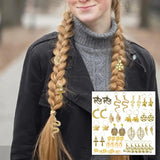 40Pcs Braids Hair Clips Dreadlocks Hair Rings Wide Application Durable