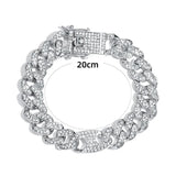 Adjustable Key And Lock CZ Bracelet for Women