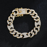 Adjustable Key And Lock CZ Bracelet for Women