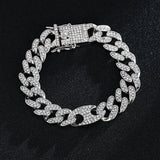 Adjustable Key And Lock CZ Bracelet for Women
