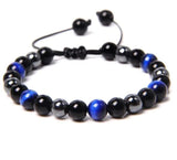 8MM Natural Stone Healing Crystal Stretch Beaded Bracelet