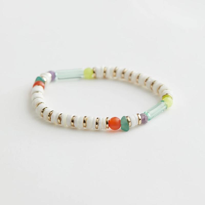 Natural Stone Bracelet Stainless Steel Metal Casual Hand Accessories