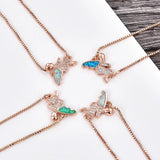 KAMAF Copper Angel Opal Adjustable Bracelet