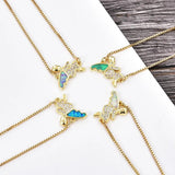 KAMAF Copper Angel Opal Adjustable Bracelet