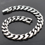 Stainless Steel Men Bracelet Cuban Links & Chains Bangle Accessory