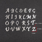 30pcs Stainless Steel A-Z Letter Charms for Necklace Bracelet Jewelry Making