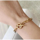 Stainless Steel Bracelet Classics Clip Bracelet for Women