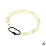 Punk Chain Bracelets Candy Paint Plated Turnbuckle Jewelry